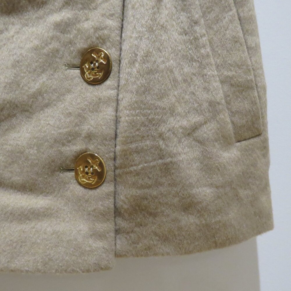 OPENING CEREMONY Cashmere Wool Blend Button Front Skirt Preppy Old Money NWT - Picture 6 of 12